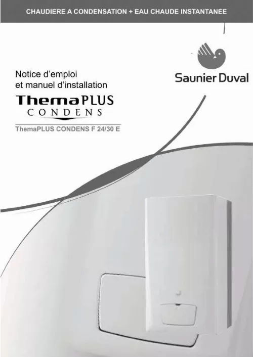 Notice SAUNIER DUVAL THEMAPLUS CONDENS F30 E chaudière Trouver une — free download